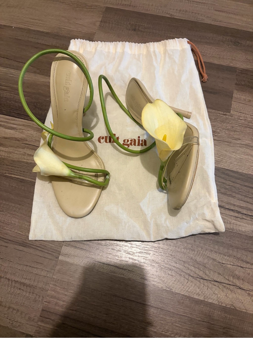 Cult Gaia  Cassidy Sandal Leather Heels - Picture 2 of 10